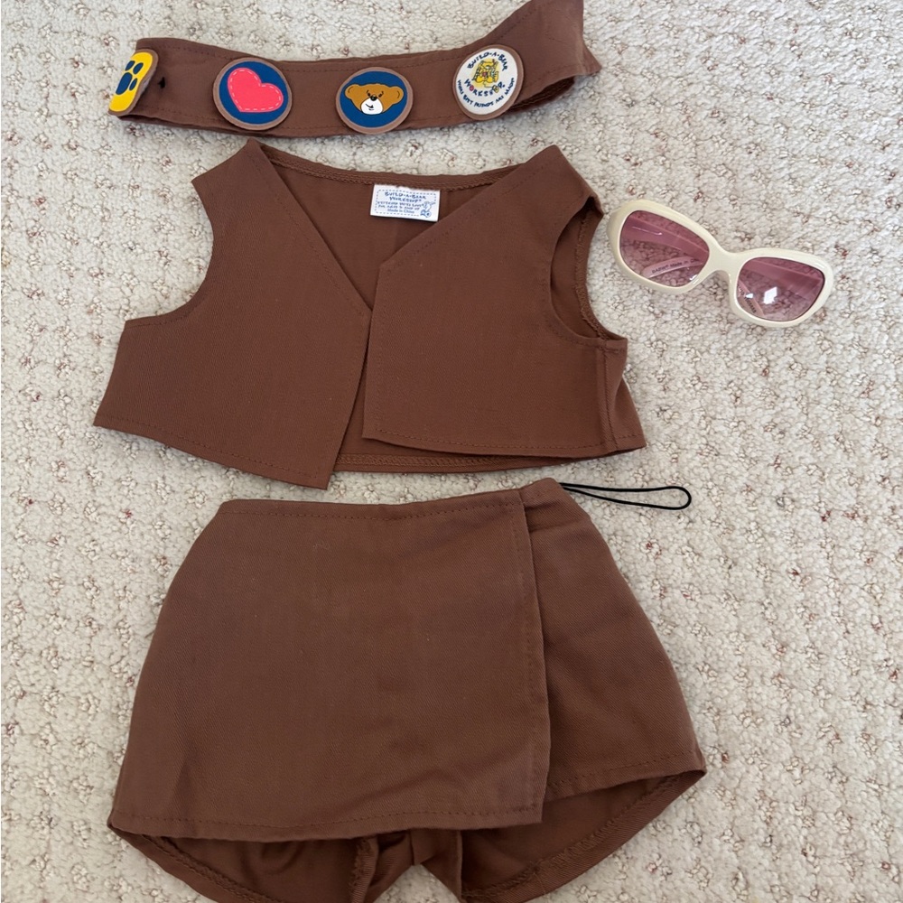 Build-A-Bear Brownie Girl Scout Outfit